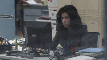 Rosa Diaz Brooklyn 99 Having Computer Problems