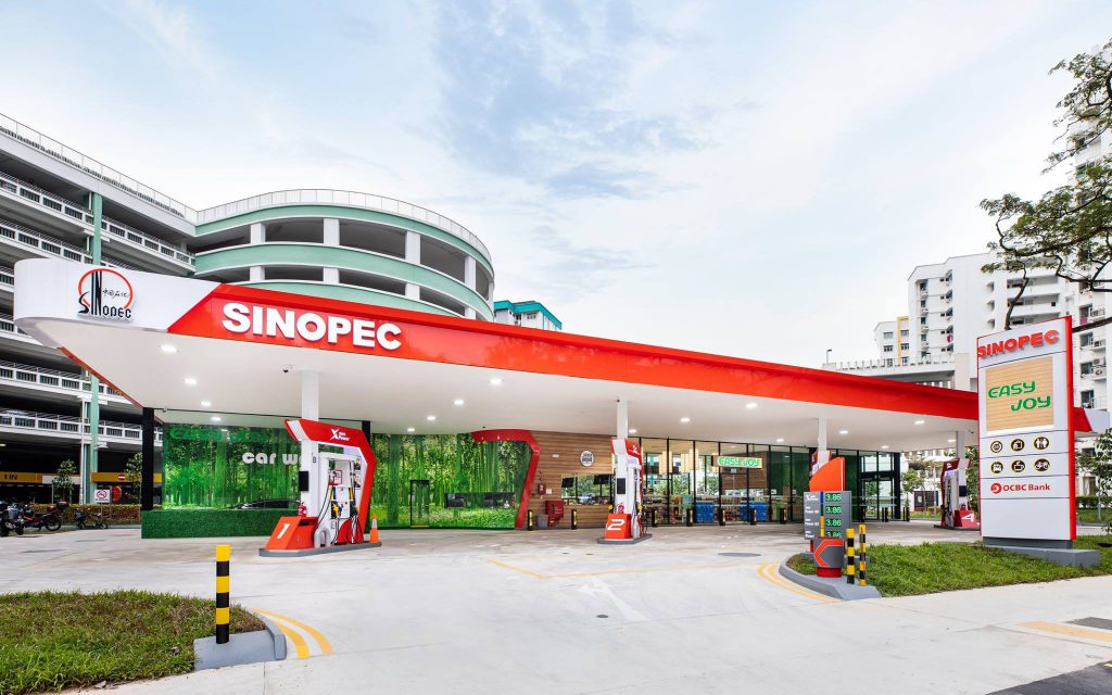 sinopec petrol station