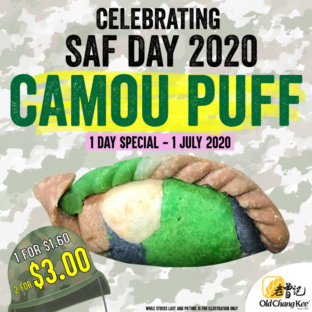 Old Chang Kee Camou Puff