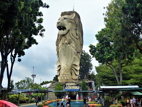 sentosa merlion closing demolition