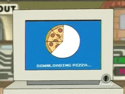 downloading pizza illustration
