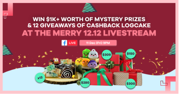 Shopback 12.12 Merry Facebook Livestream