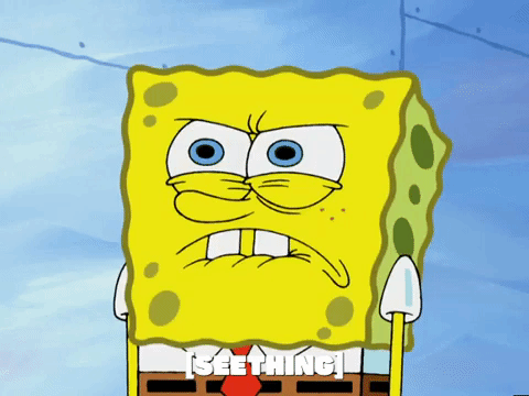 SpongeBob Seething