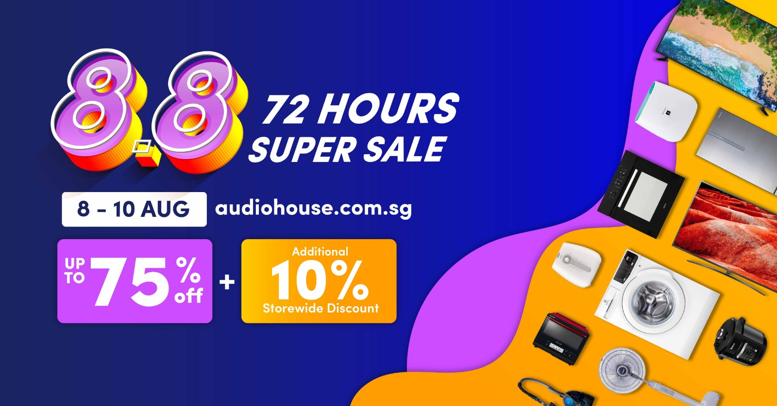 audio house 8.8 sale